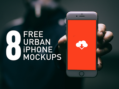 8 Free Urban iPhone Mockups