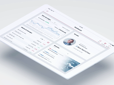 HVB Private Wealth App data experience graphs interface ios ipad munich ui user ux visualization