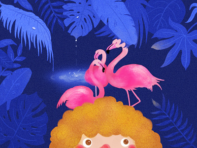 Flamingo illustration