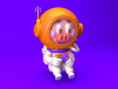 piggy c4d pig