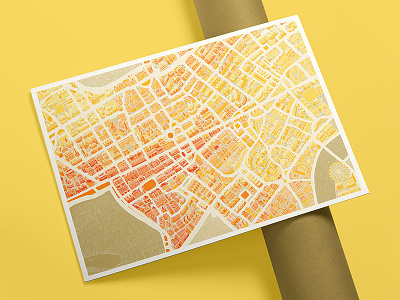 London City Map adobe city handdrawn illustration london map