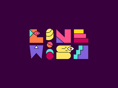 Linewise colourful graphic design studio linewise by pooja bhapkar logo self branding