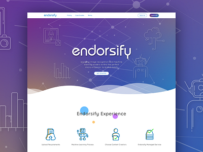 Endorsify Landing Page