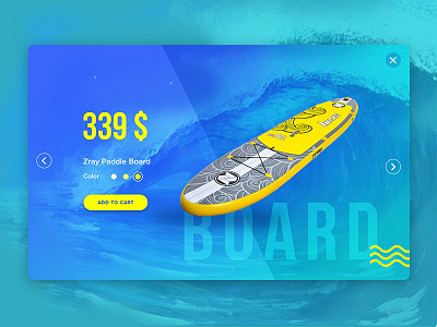 Paddle board product card