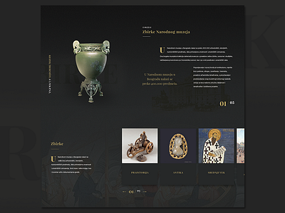 Museum museum ui ux webdesign