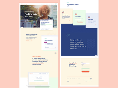 CIS Home 2x beautiful home page brand identity color palette data tools digitalagency higher education home page landing page nonprofit palette reactapp ui uidesign university data user experience userinterface ux uxdesign visual identity web app