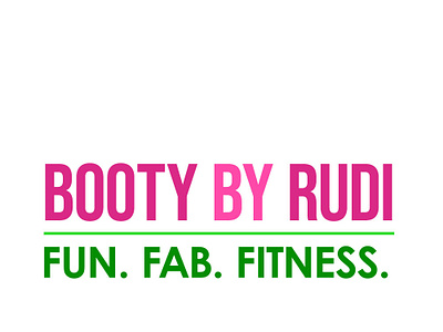 BootyByRudi Logo adobe illustrator bootybyrudi linedetail logo