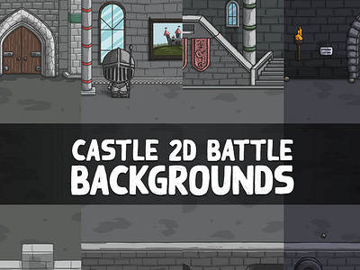 Castle Battle Game Backgrounds