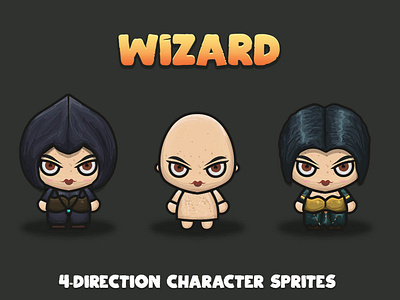 Wizard 4-Direction Sprites