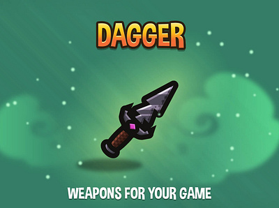 Dagger 2D Weapons 2d dagger game game asset game assets gamedev weapon