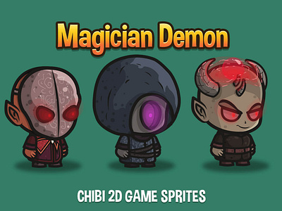 Nhân vật chibi phép thuật gia quỷ (Magician Demon 2D Character Sprites): Bạn có sẵn sàng để chinh phục thế giới 2D đầy thử thách với nhân vật chibi phép thuật gia quỷ đầy sức mạnh? Với các hiệu ứng ma thuật độc đáo và đặc trưng hình ảnh của phép thuật gia quỷ, bạn sẽ có một trải nghiệm chơi game đáng nhớ. Hãy trang bị cho nhân vật của bạn và bắt đầu cuộc hành trình huyền thoại của bạn ngay hôm nay!