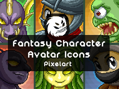 Free Fantasy Character Avatar Icons