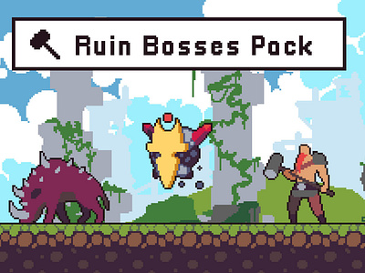 Ruin Bosses Pixel Art Game Characters By 2d Game Assets On Dribbble Ruin Bosses Pixel Art Game Characters By 2d Game Assets On Dribbble