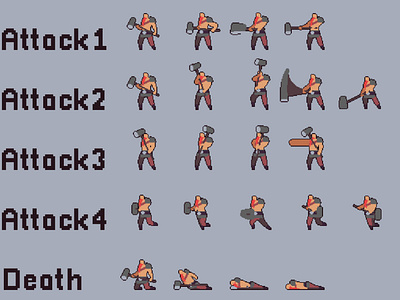 Ruin Bosses Pixel Art Game Characters by 2D Game Assets on Dribbble