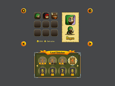 Fantasy Platformer Game Interface by 2D Game Assets on Dribbble
