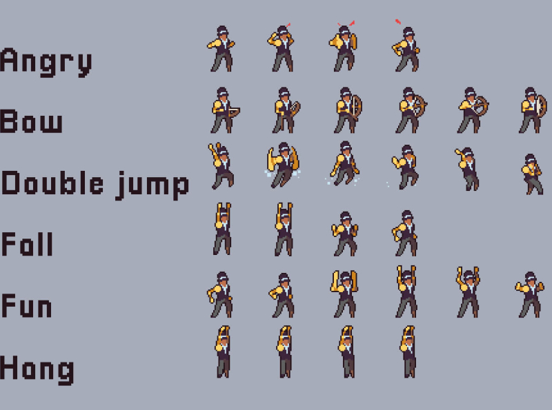 Dribbble - 3-Character-Sprite-Sheets-Additional-Animation-Set6.jpg by ...