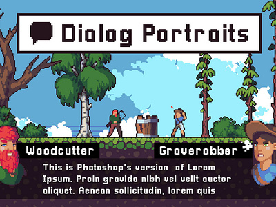 Portraits for Dialogues 2D Assets