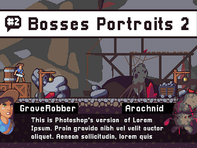 Bosses Portraits for Dialogues