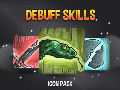 48 DeBuff Skills Icon Pack