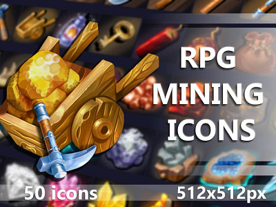 RPG Mining Icons Pack