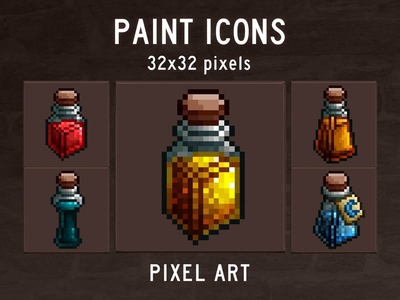 48 Axe Icons Pixel Art by 2D Game Assets on Dribbble