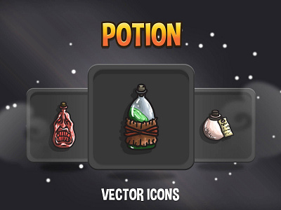 Potion RPG Icon Pack