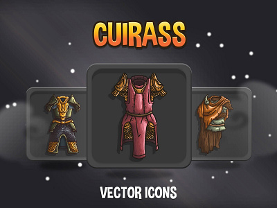 Cuirass RPG Icon Pack