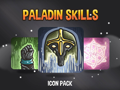 Free Paladin Skill Icon Pack