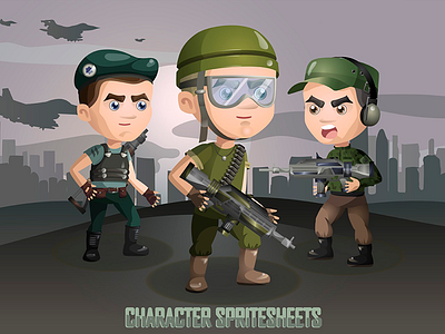 Game Character Sprite 02 by Mahmud Fajar Rosyadi on Dribbble