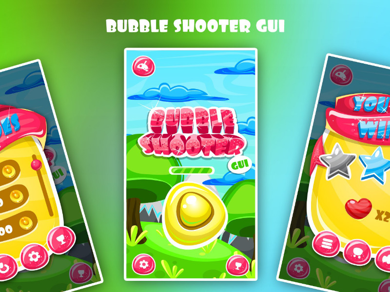 2D Bubble Shooter Match 3 Pack