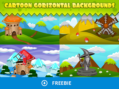 Cartoon Game Backgrounds