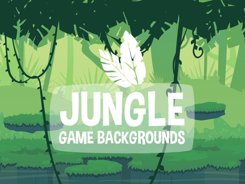 2d game background jungle