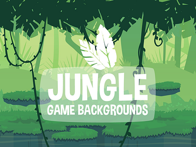 Jungle 2D Backgrounds 2d backgrounds game game design gamedev gaming ios platformer run unity