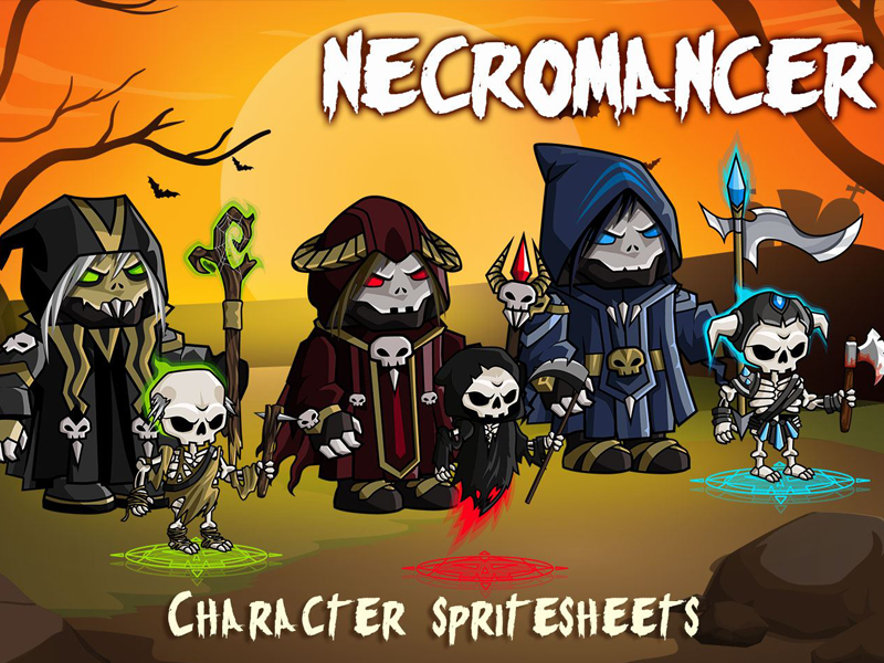 Necromancer Skill Pixel Art Icons by 2D Game Assets on Dribbble