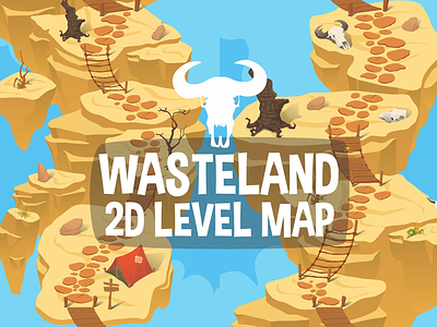 Wasteland Level Map Game Backgrounds