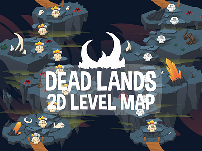 Dead Lands Level Map Game Backgrounds 2d backgrounds game game design gamedev gaming level map map