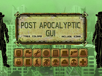 Post-Apocalyptic Game Interface