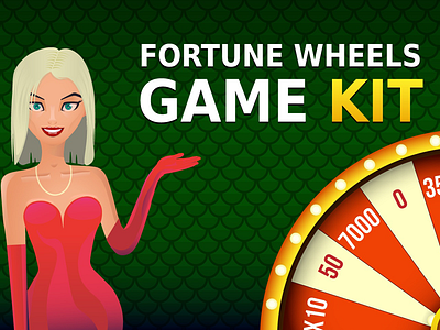 Fortune Wheels 2D Game Kit 2d card games fortune wheels game kits gamedev