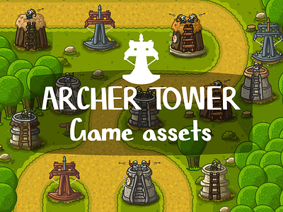 Archer Tower game game assets tower defense