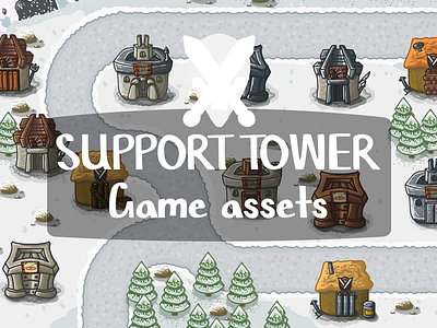 Catapult Towers Pixel Art for Tower Defense by 2D Game Assets on Dribbble