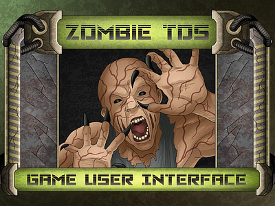 Zombie TDS GUI 2d gamedev gui interface tds ui war zombie