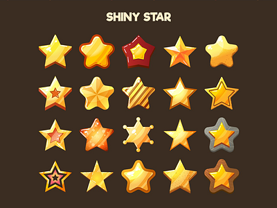 Stars 2D Game Items 2d game game assets game items stars