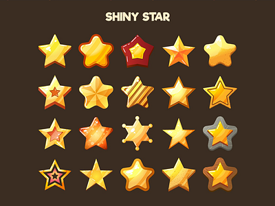 Stars 2D Game Items