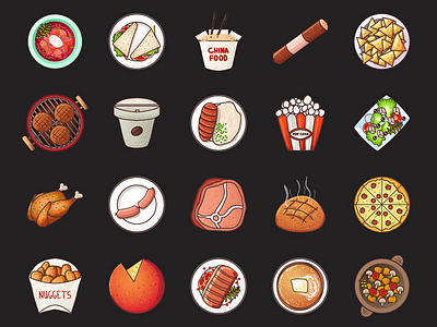 Food 2D Game Objects 2 2d food game game assets game items objects