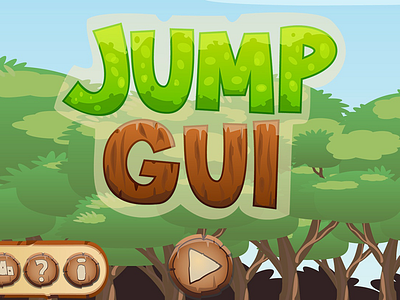 Jump Game UI 2d game game assets gui interface jump ui