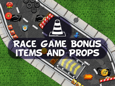 Race Game Bonus Items and Props