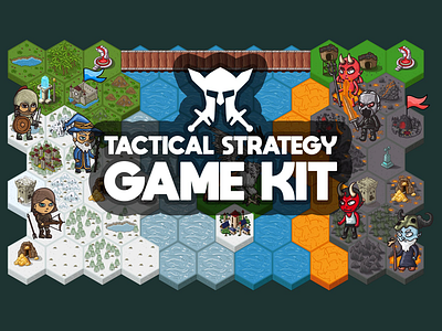 Tactical Strategy 2D Game Kit 2d character fantasy game game assets gamedev gaming rpg strategy