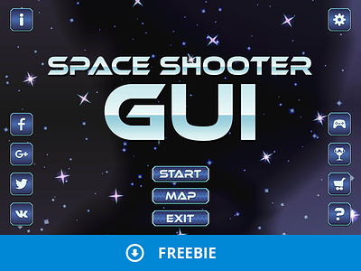 Free Space Shooter GUI