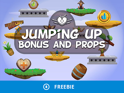 Free Jumping UP 2D Objects