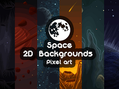 Pixel Art Space 2d Backgrounds 2d backgrounds game game assets gamedev pixel art space